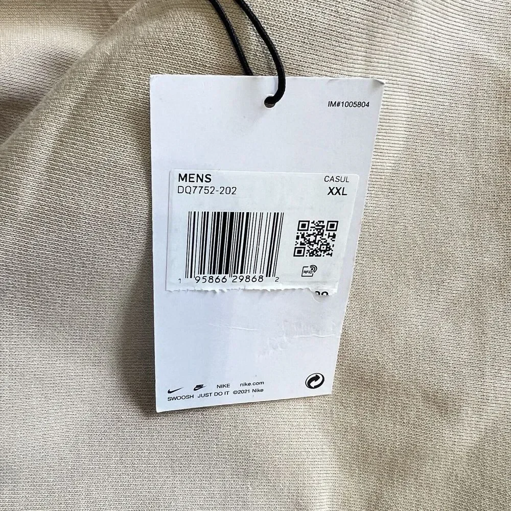 Nike x Billie Eilish Fleece Pants DQ7752-202 Mushroom Sequoia New Mens Size 2XL